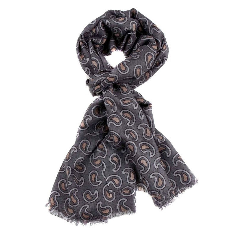 Designer 100% Wool Scarf for Winter and Fall