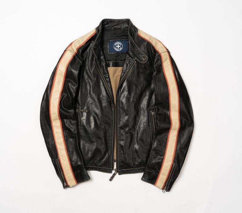 Men Strellson Jacket Black Leather 36 / S / 44