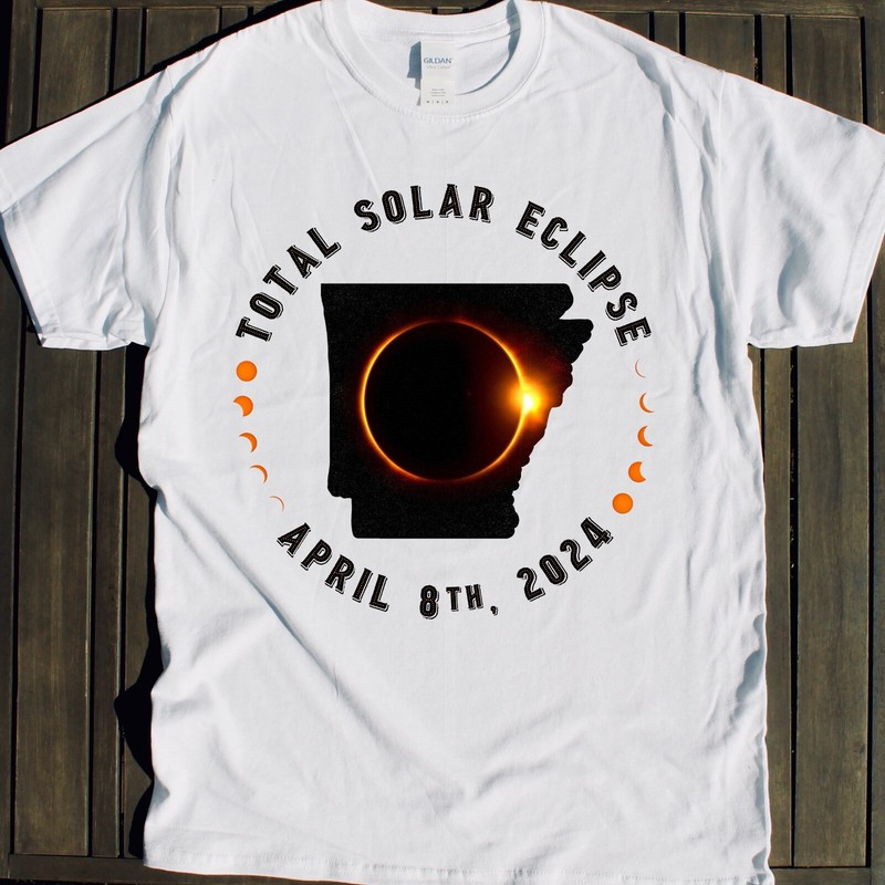 ARKANSAS TOTAL SOLAR ECLIPSE Shirt April 8 2024 Souvenir Gift tshirt sale 4/8/24
