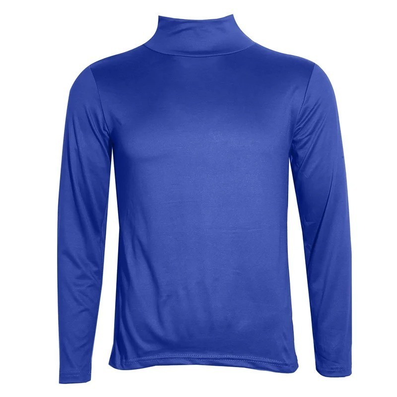 Mens Turtleneck Basic Pullover Long Sleeve Jumper Top Casual Slim Fit T-Shirt gallery