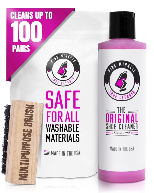 Miracle Shoe Cleaner Kit - Fabric & Leather Cleaner for Sneakers, Suede & Nubuck gallery