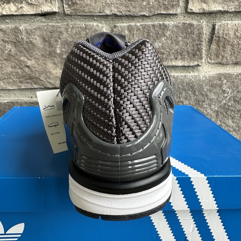 Mens 11.5 - Adidas ZX Flux HQ6611 Sneakers Gray Low Top Lace-Up Lifestyle Shoes gallery