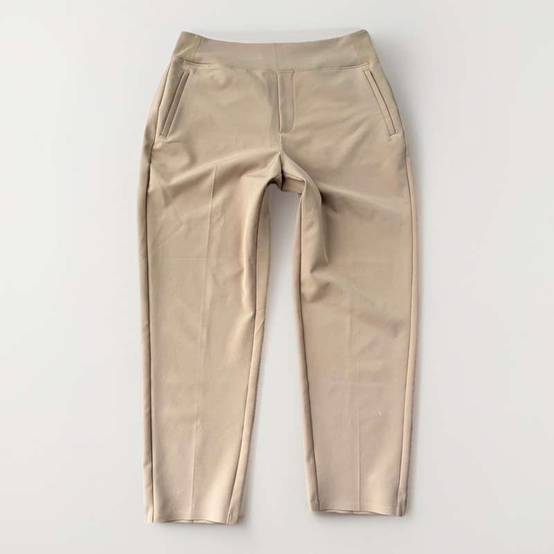 Athleta Endless High Rise Pant Womens Size 14 Tan Khaki PrimaStretch Work