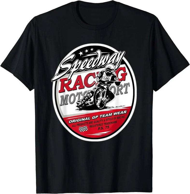 Motorcycle Speedway Flat Track Racing Graphic Tee Unisex Rider Gift T-Shirt gallery