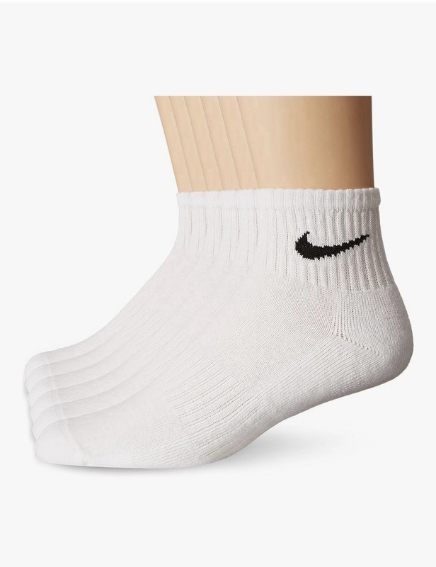 Nike Everyday Plus Cotton Cushioned Dri-Fit Athletic Socks (6 Pack) -UNISEX-