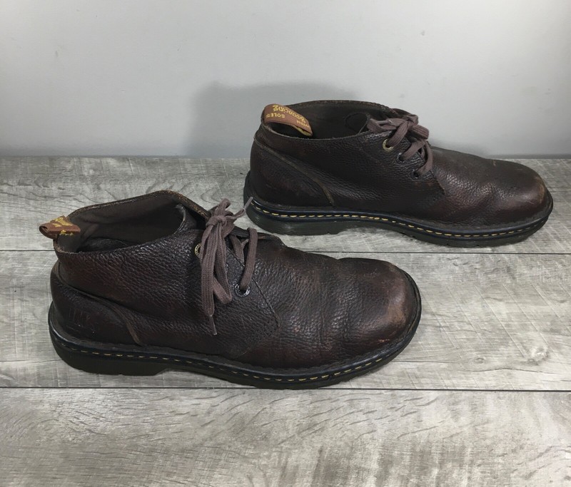 Doc Dr. Martens Sussex Bear Track Leather Grunge Work Mens Boots UK 9 US 10