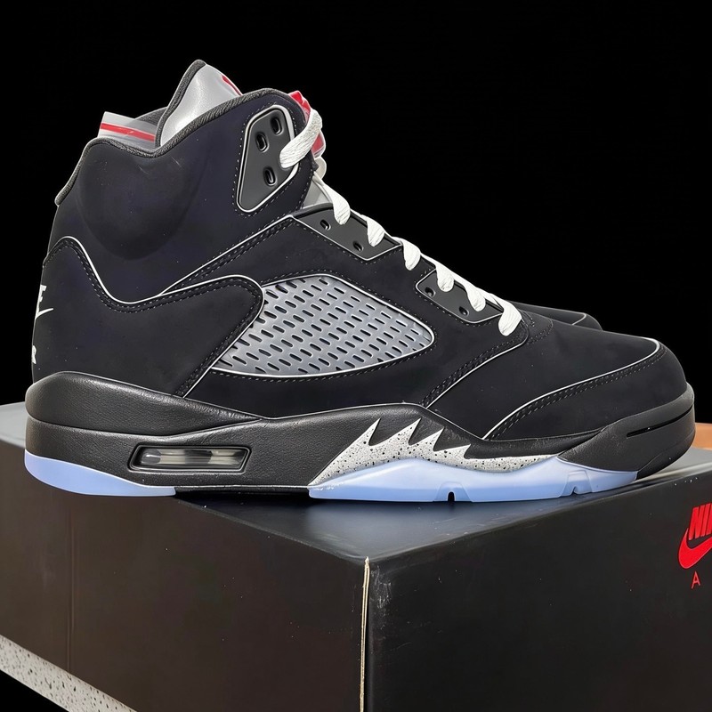 Jordan 5 "BLACK METALLIC REIMAGINED" High Top Baketball Shoes us 7-12 gallery