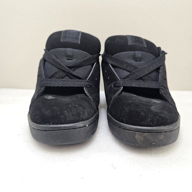 DC Men's Court Graffik Casual Skate Shoe, Size 11 US , Black On Black gallery