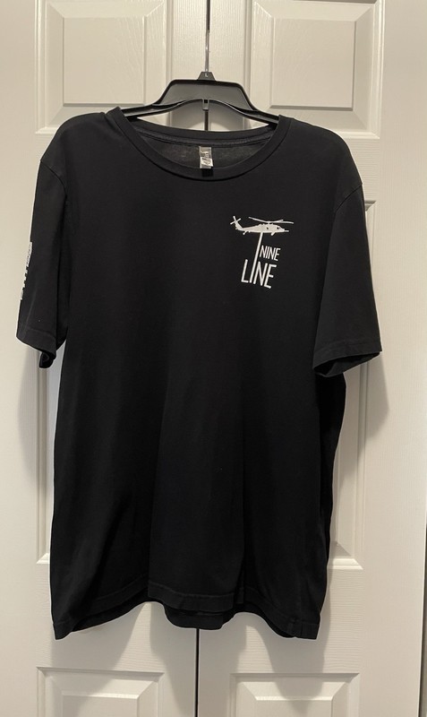 Nine Line Apparel 9/11 Tribute Tee We Remember Helicopter Graphic Shirt
