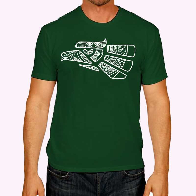 Hecho En Mexico Aztec Calendar Mexican Eagle T-Shirt gallery