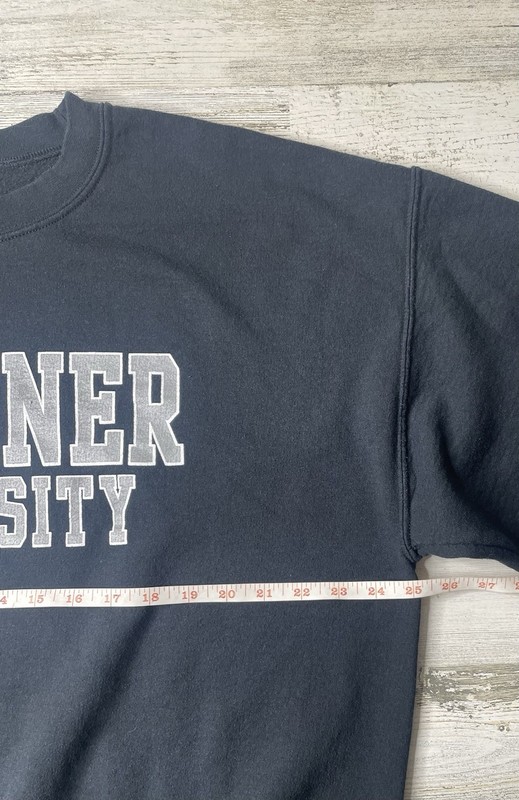 MV SPORTS Faulkner University Eagles Navy Blue Crewneck Sweatshirt Sz: XL EUC! gallery