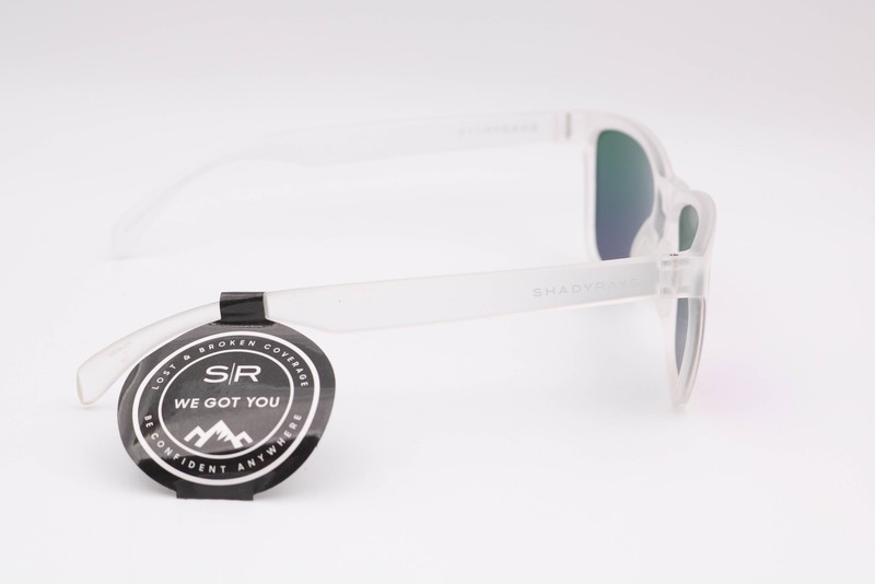 Shady Rays Cascade Crystal Lagoon Frost Square Ca-10 Polarized Sunglasses 58-14- gallery
