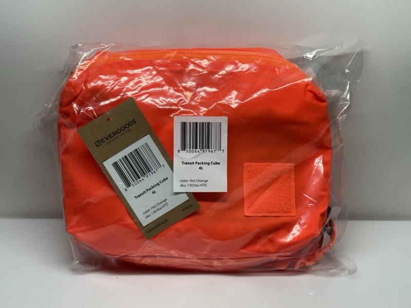 Evergoods Transit Packing Cube 4L Hot Orange – NIW