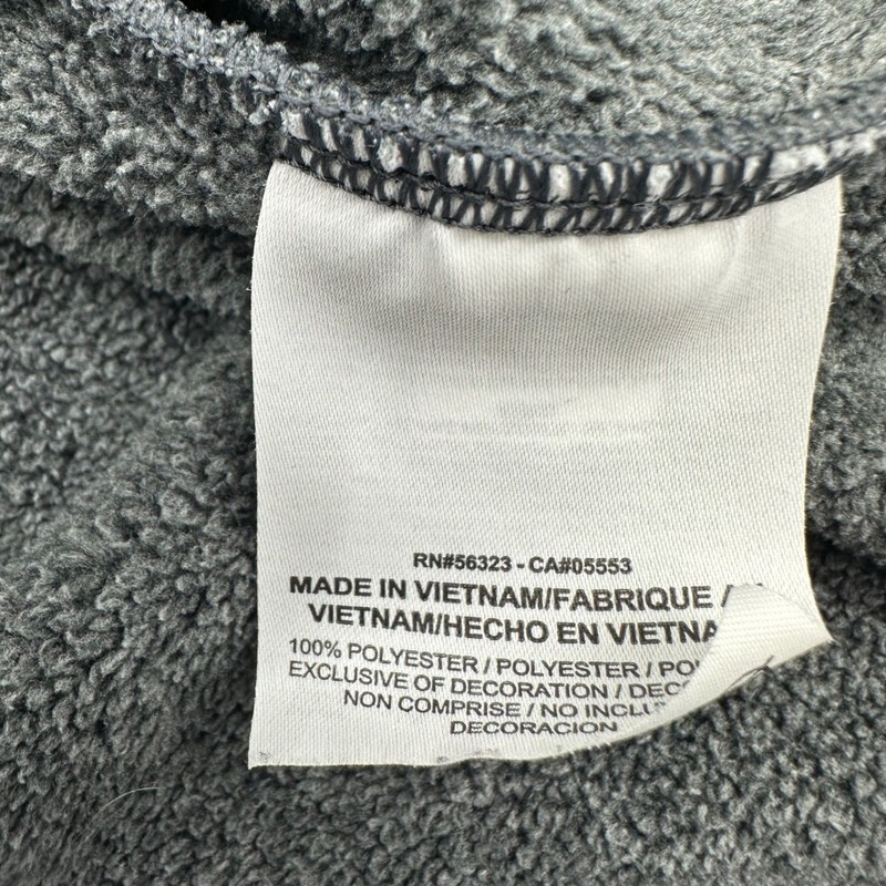 Nike Dri-FIT Gray Fleece Funnel Neck Sweatshirt Side Zip AQ4690-010 Womens Large gallery