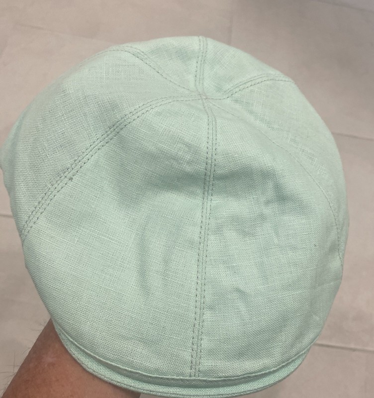 Mint Linen Duckbill Cap Medium USA