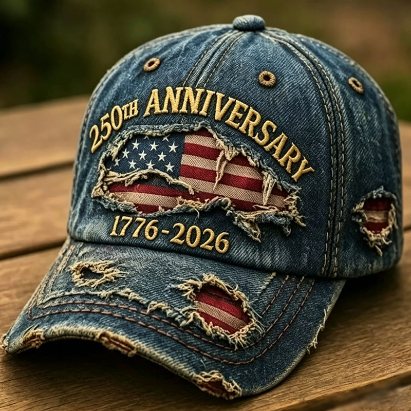 250th Baseball Cap United States Anniversary Hat Suitable for Multiple Occasion gallery