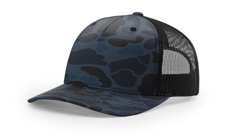 Richardson 5 Panel Trucker Cap 112FP Classic Style with Adjustable Duck Camo gallery
