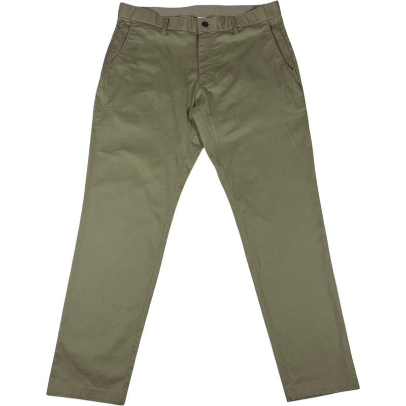 Fabletics The High Side Chino Classic Fit Pants Twill Tan Men’s 34×28 Athleisure