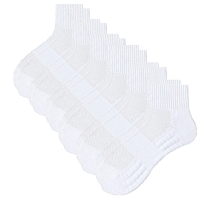 6 Pairs Set Men's Black Ankle Socks Sports Crew Solid Socks Cotton Socks gallery