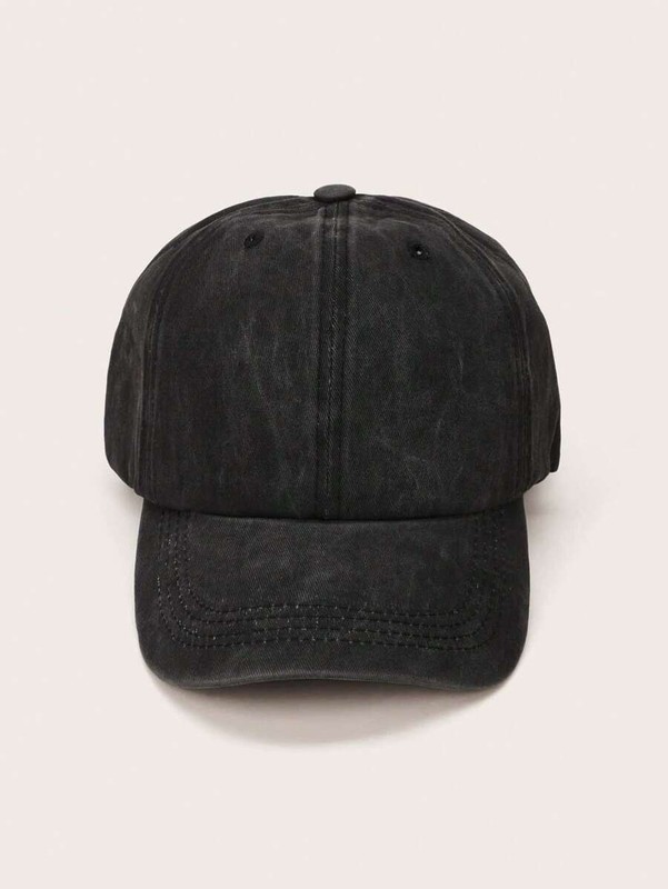 Distressed Baseball Cap Ponytail Unstructured Dad Hat Washed Y2K Anti-UV gallery