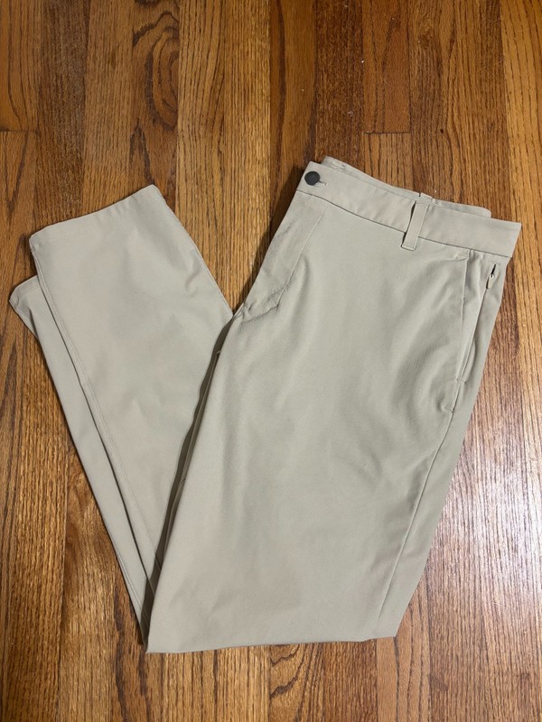 Lululemon Commission Pant Classic 34×32 Warpstreme Trench Light Khaki