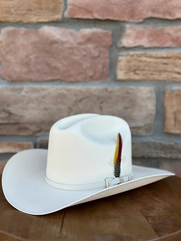 Sombrero Tombstone 1000X Sinaloa (Chaparral) Style Cowboy Straw Hat w/White Band gallery