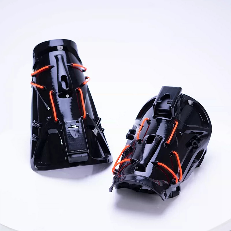 Punk LED Light Black Mechanical Hand Armor Cosplay Wrist Armor Guard Props Gift