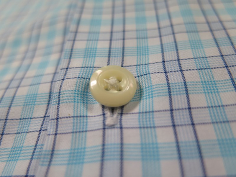 Peter Millar Mens Pure Cotton Teal Blue White Plaids Checks Casual Shirt XL EUC gallery