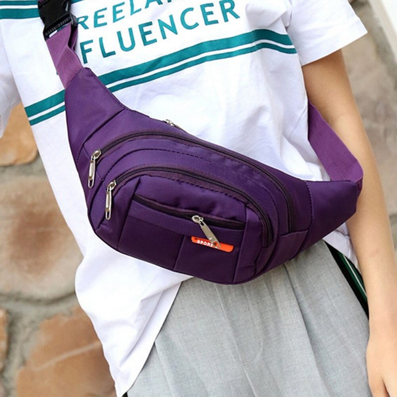 Waist Bag Fanny Pack for Men Women Hip Belt Bum Pouch Sport Travel Purse Unisex gallery
