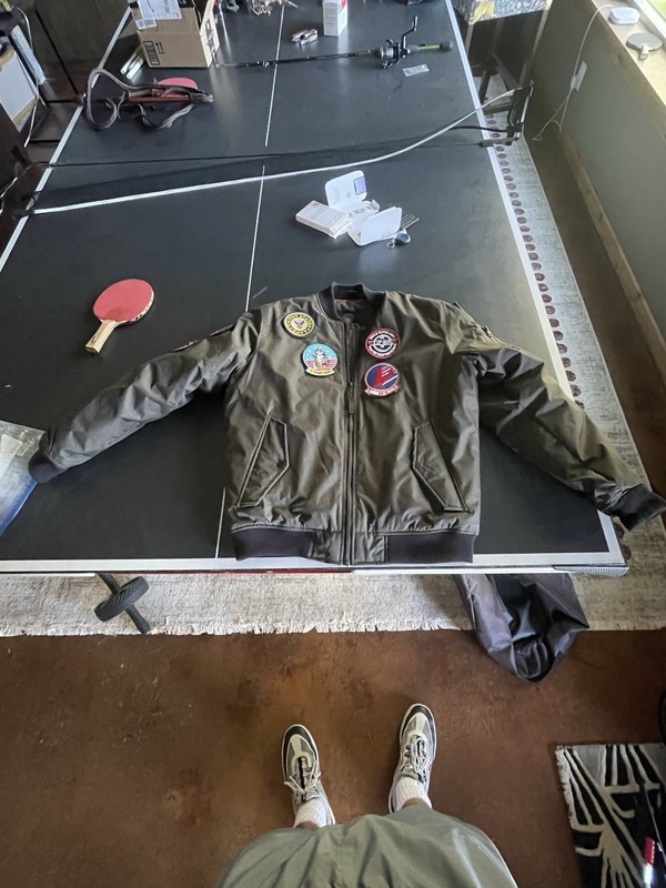 Top gun Maverick Fighter Jacket Size Small. DIY waterproof replica