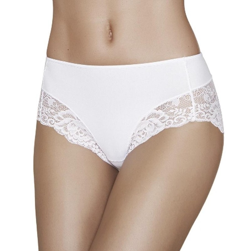 Janira Niki Greta Microfiber Lace Knickers In Black or Nude or White
