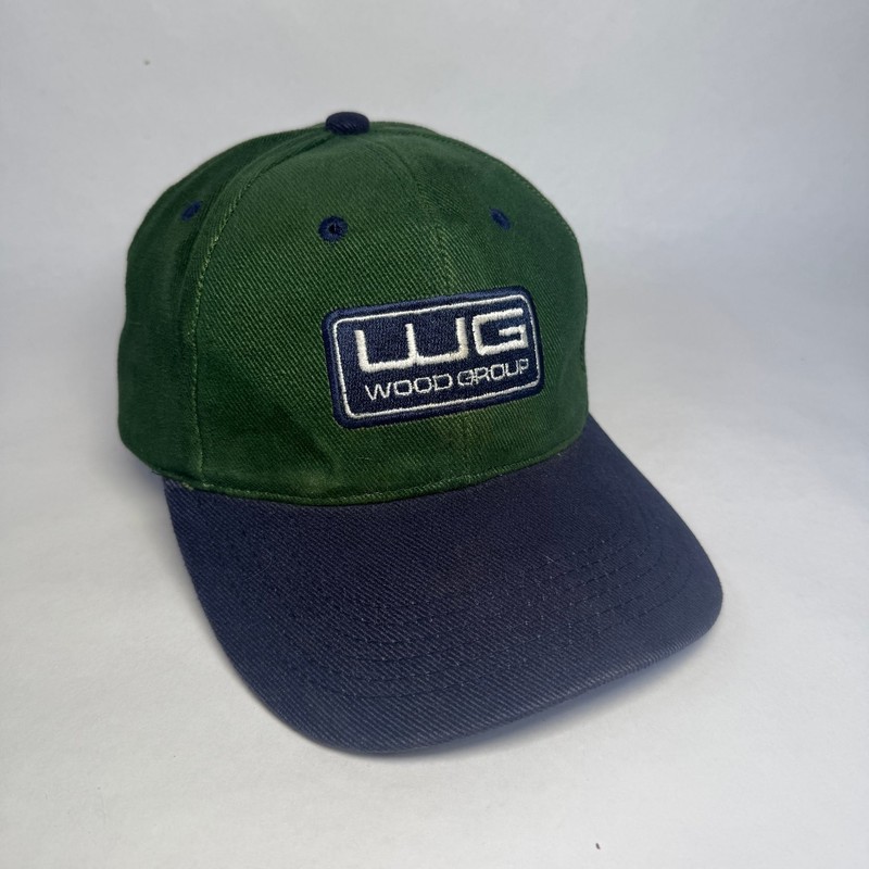Wood Group Hat Art Headwear Men’s Adjustable Green Navy WG Zero Tolerance Cap