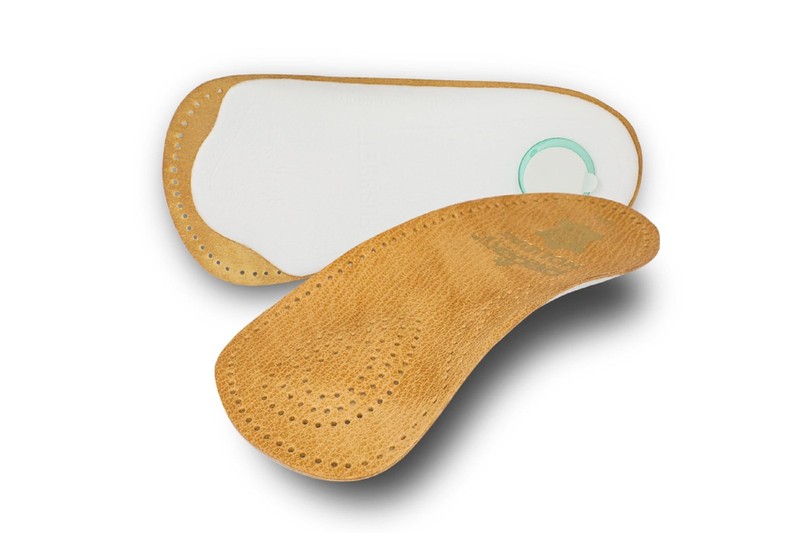 Pedag Sheepskin Orthotic Insoles 3/4 Length Arch Support for Men & Women