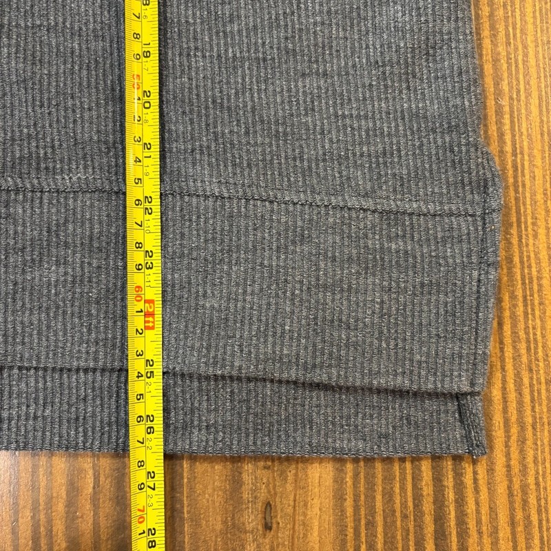 BUC-EE'S Sweater Womens XS Gray Ribbed V Neck Holiday Beaver Graphic gallery