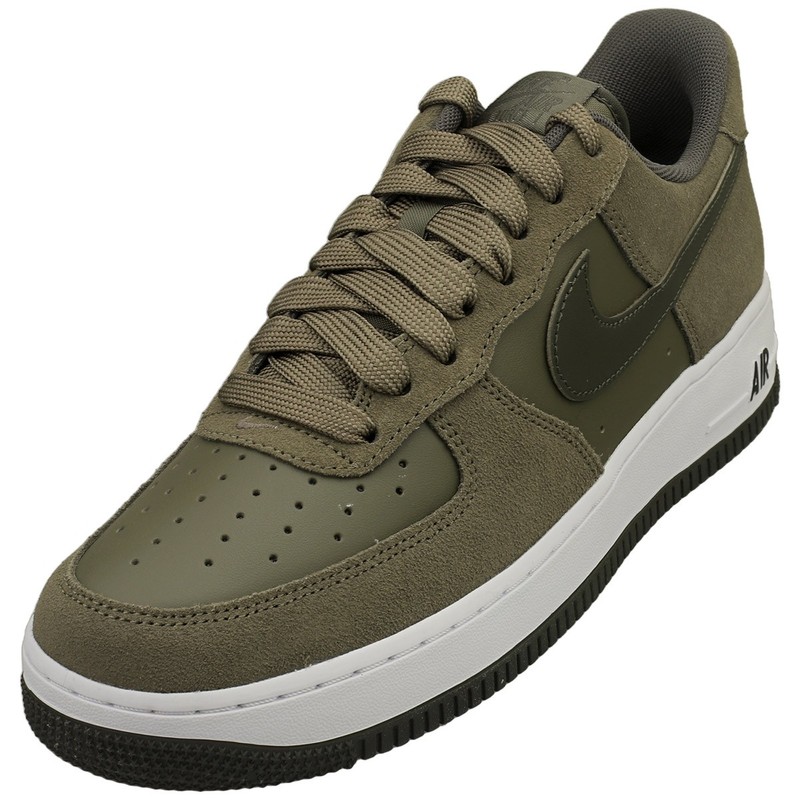 Nike Air Force 1 07 Lv8 Mens Fashion Sneakers in Olive – 9 US