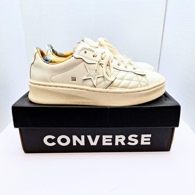 Converse SGA Chase The Drip Pro Leather Lift Ox Shoes Sneaker Mens 7.5 Womens 9