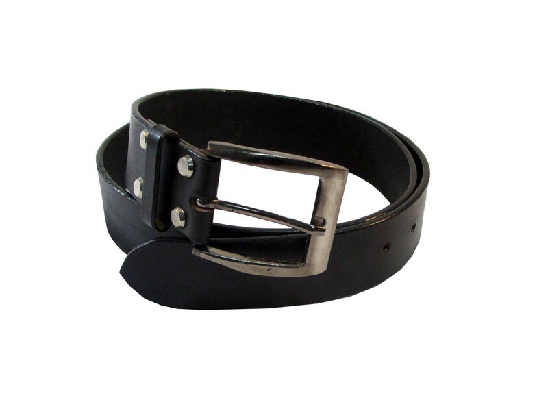 MENS WOMEN WORK CASUAL OUTFIT GENUINE LEATHER BLACK BELT 32 34 36 38 40 42 44 46