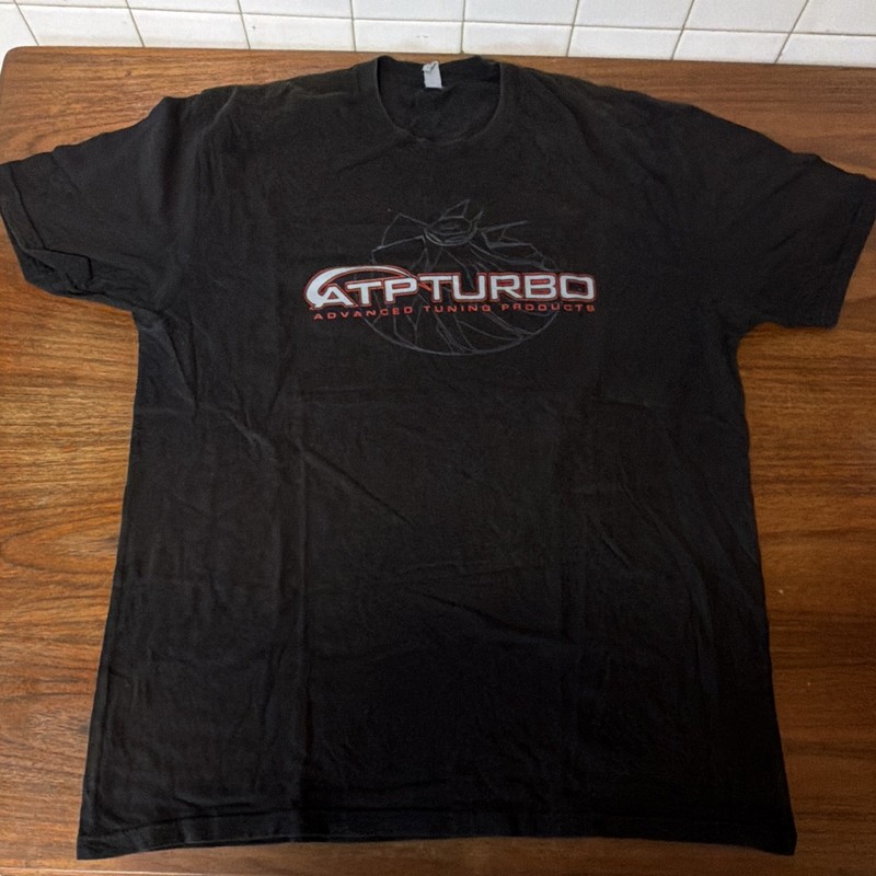 ATP Turbo Next Level Men’s Cotton Crew Neck CLM Motorsports Graphic Tee XL