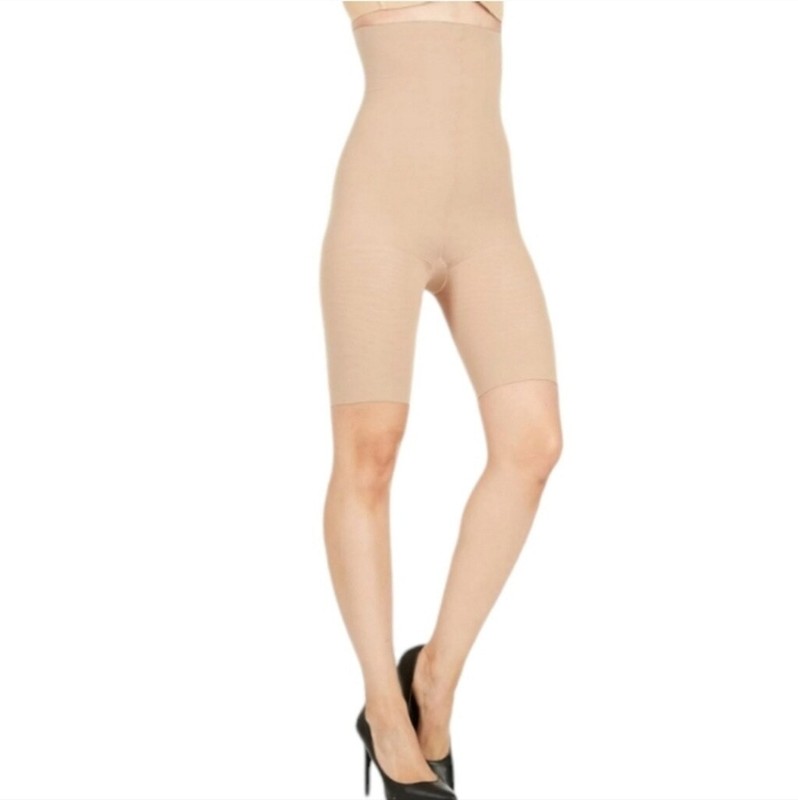 Spanx Assets by Sara Blakely Hi-Waist Mid-Thigh Shaper Size 4 Nude New