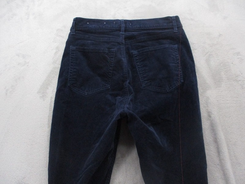 LOFT Skinny Jeans Women's 4 Dark Blue Microfiber Stretch Mid-Rise Cotton Blend gallery