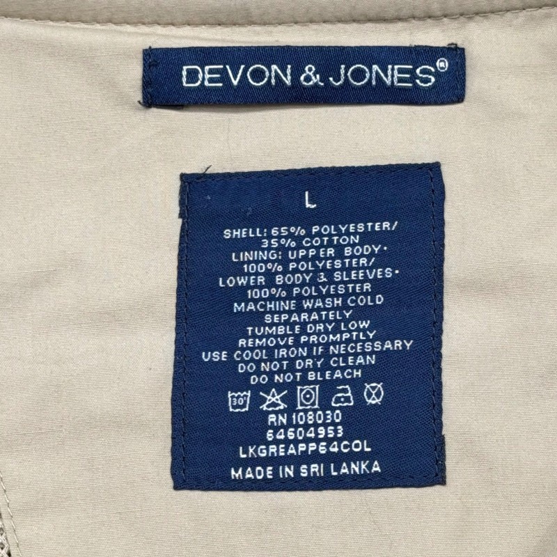 Devon & Jones Mens Large Knights of Columbus Windbreaker Jacket LKGREAPP4COL gallery