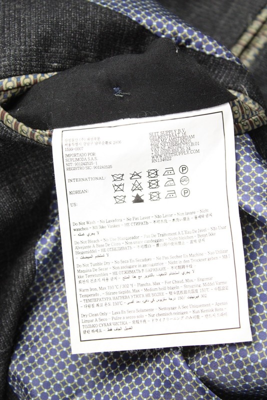 Suitsupply La Spalla Blazer Mens UK 44L Single Breasted Wool Check Notch gallery