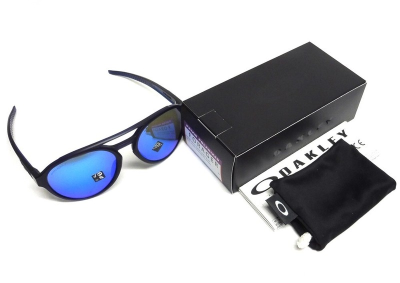 Oakley Forager oo9421-5818 Matte Translucent Blue Sapphire Polarized Sunglasses