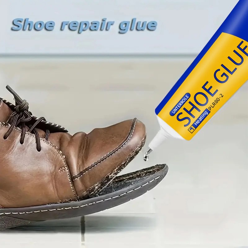 Clear Shoe Repair Adhesive Strong Soft Resin Glue – Low Odor Boot Fix