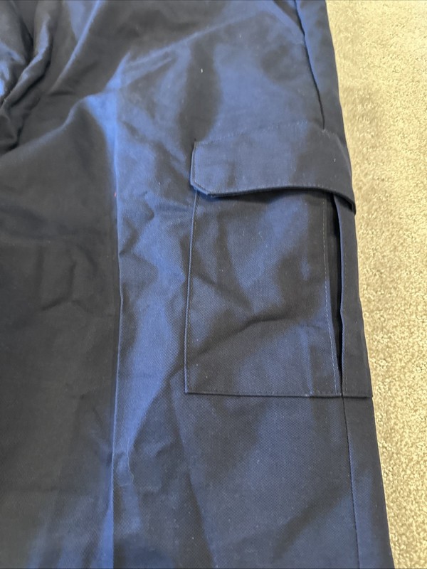 Red Kap Cargo Work Pants PT88NVJ Size 42x32 Navy gallery