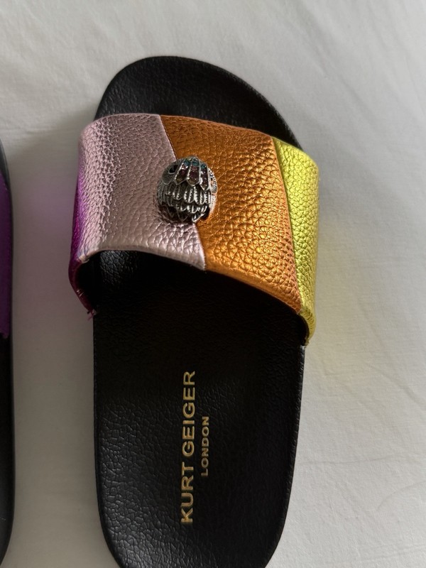 Kurt Geiger Mini Meena Eagle Rainbow Slide (Girls Toddler & Youth) Style Kgs2411 gallery