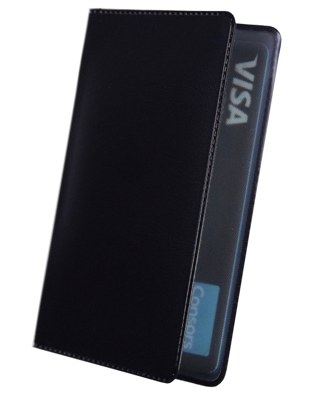 Card Holder Binder Bus Train Ticket Black ID Holder Credit Card Protector gallery