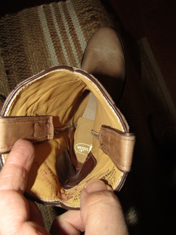 Justin L3136 Soft Elk Leather Tan Roper Cowgirl Boots Women Size 5.5 B gallery