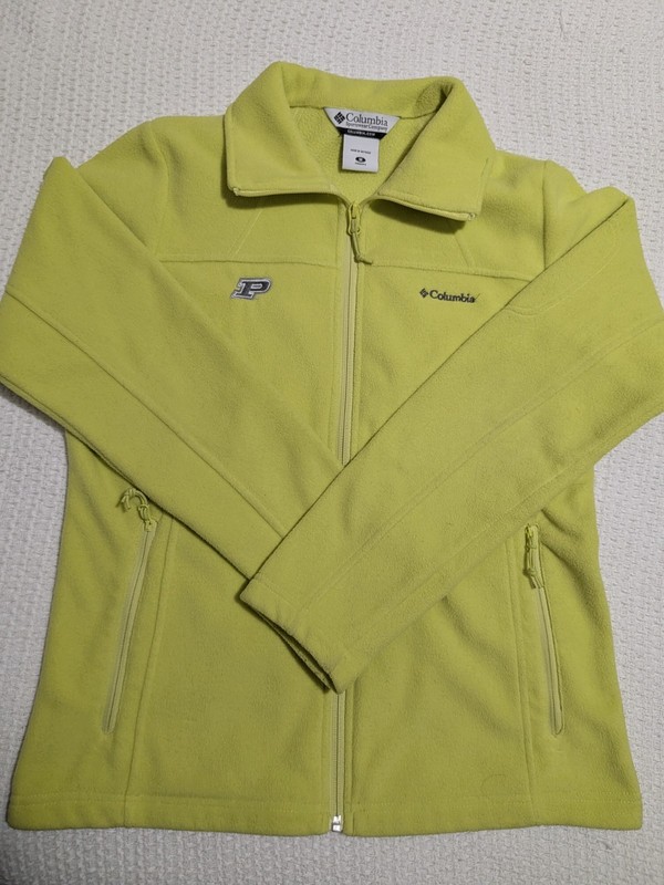 Columbia Women’s Full Zip Fleece Jacket w/ Pockets Green Size M