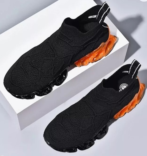 MEN'S BLADE PORAMEA ATHLETIC LACELESS RUNNING💨MESH HARD RUBBER SIZE 12 SHOES🔥 gallery